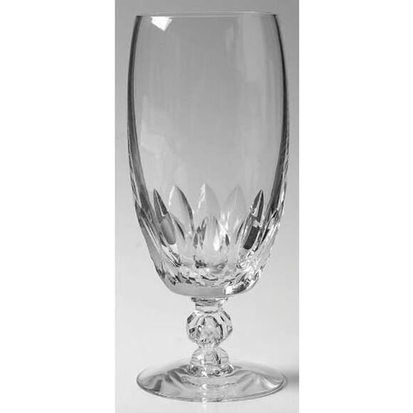 Manchester by Tiffin-Franciscan Blown Glass Crystal Iced Tea Glass Vintage - Picture 1 of 4